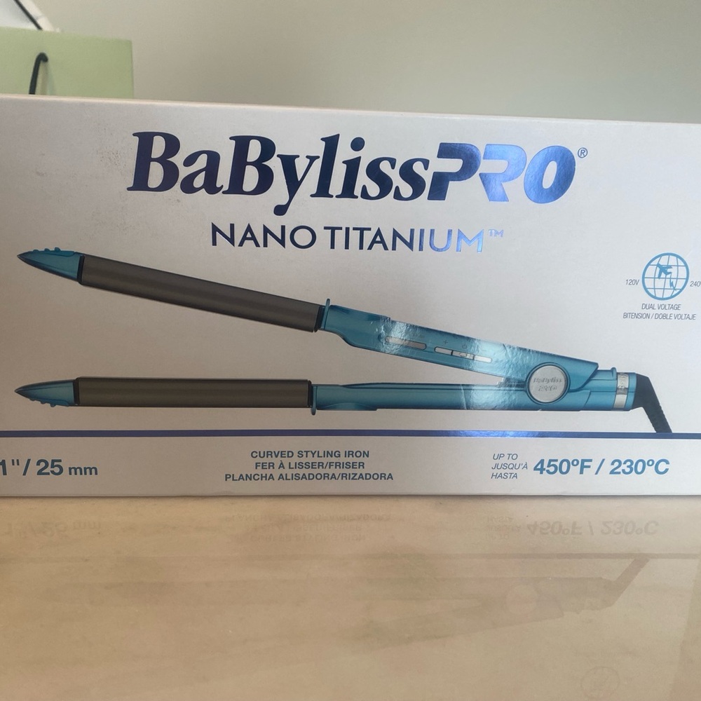 Babyliss Pro Nano Titanium Flat Iron 1 inch